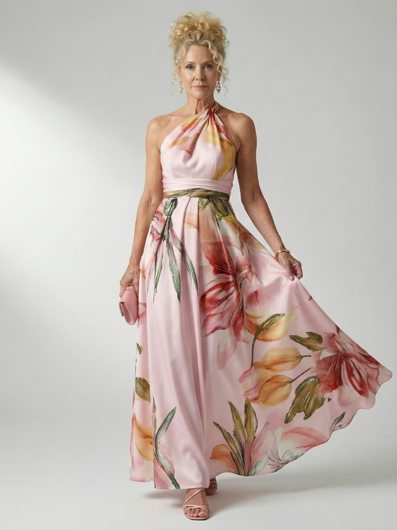 Emilia | Floral Print Maxi Dress