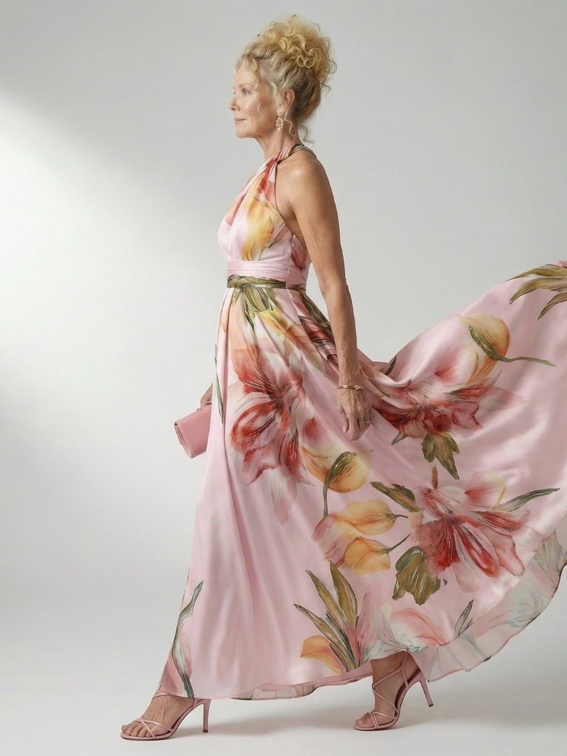 Emilia | Floral Print Maxi Dress