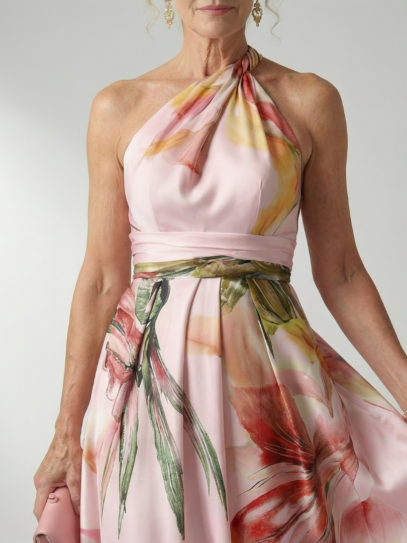 Emilia | Floral Print Maxi Dress