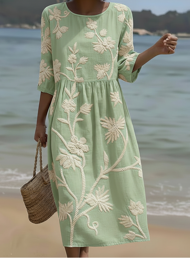 Gwen | Floral Midi Dress
