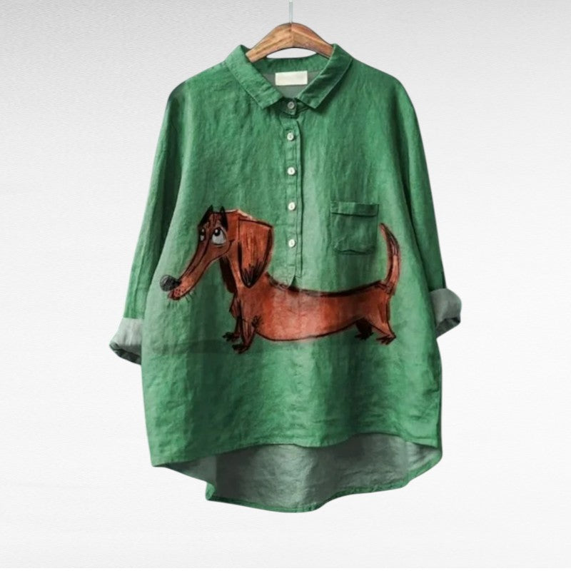 Kloé | Elegant Summer Linen Blouse