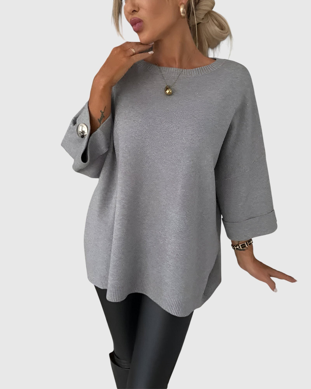 Janel – Elegant everyday pullover