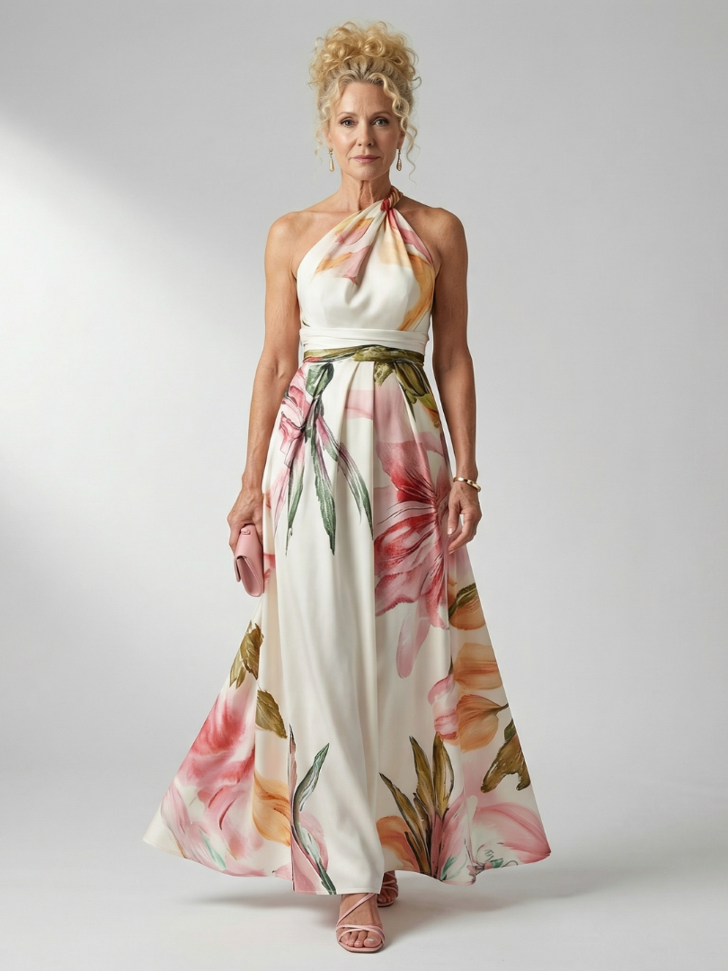 Emilia | Floral Print Maxi Dress