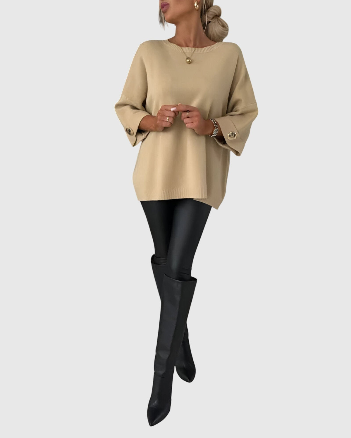 Janel – Elegant everyday pullover