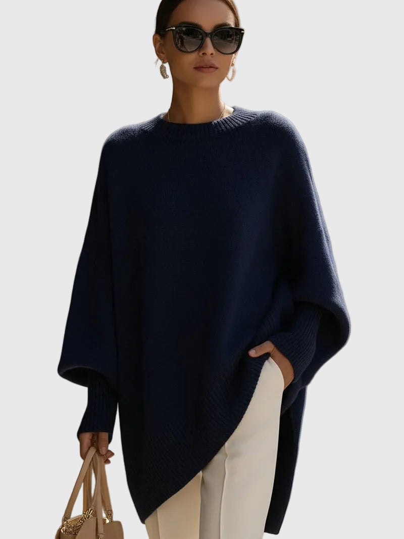 Kimia – Oversized Knitted Round Neck Jumper