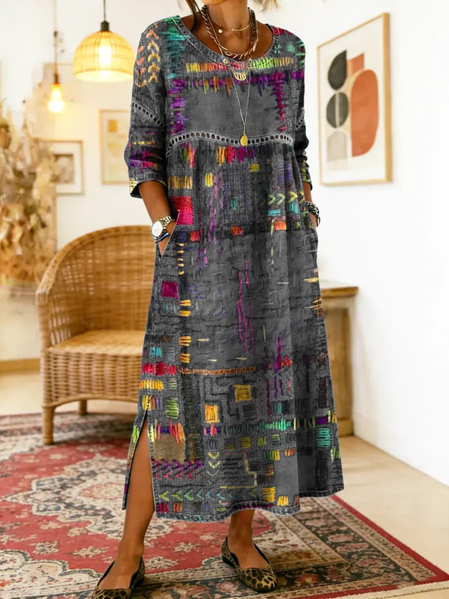 Manuela | Patchwork etnikai farmer ruha