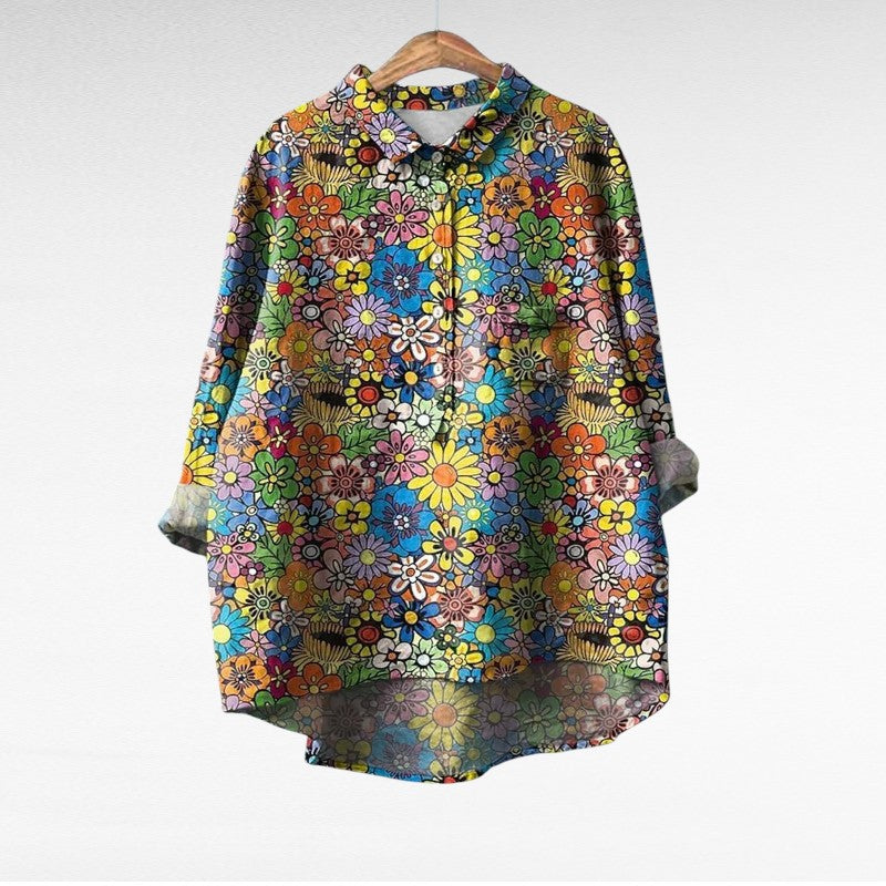 Noemi | Elegant Summer Linen Blouse