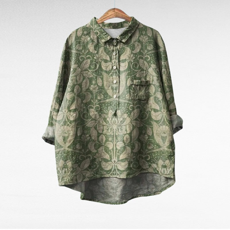 Noemi | Elegant Summer Linen Blouse