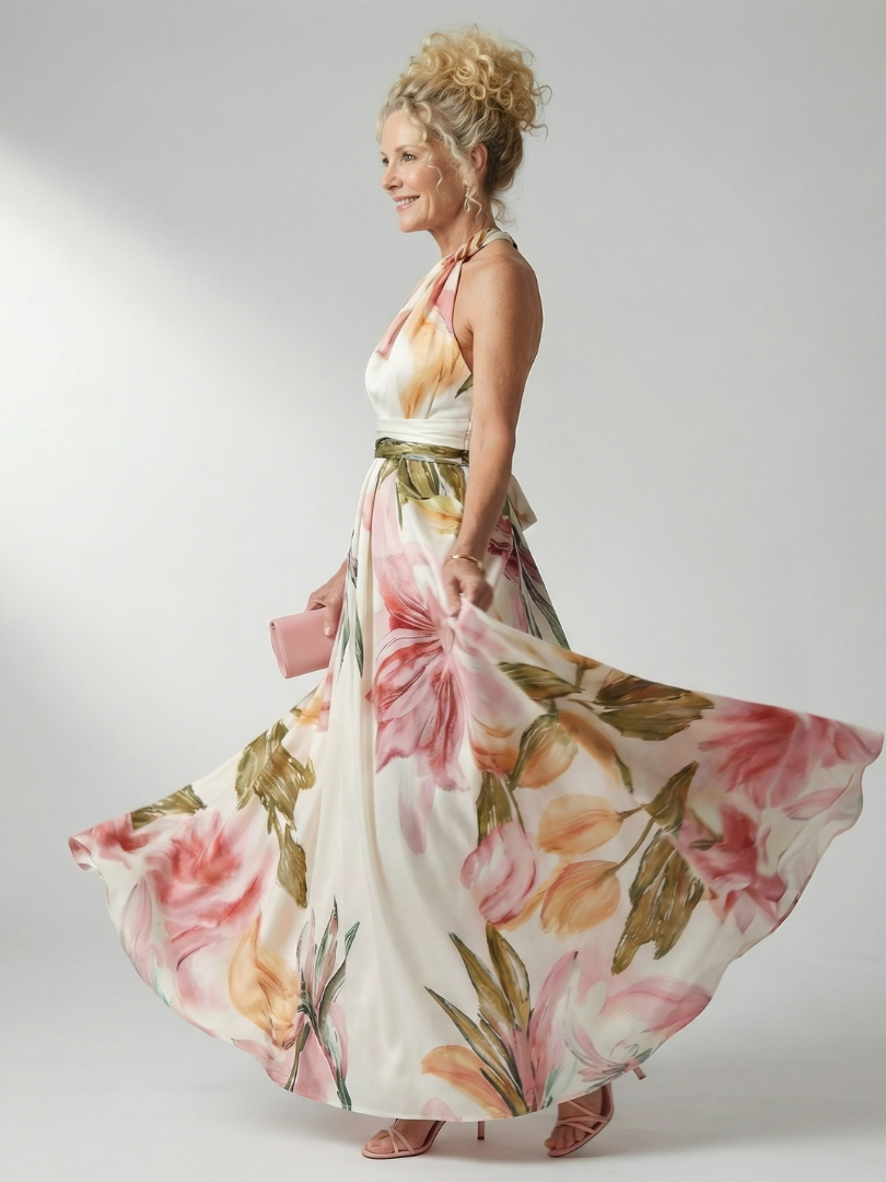 Emilia | Floral Print Maxi Dress