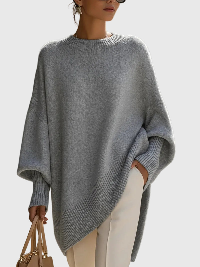 Kimia – Oversized Knitted Round Neck Jumper
