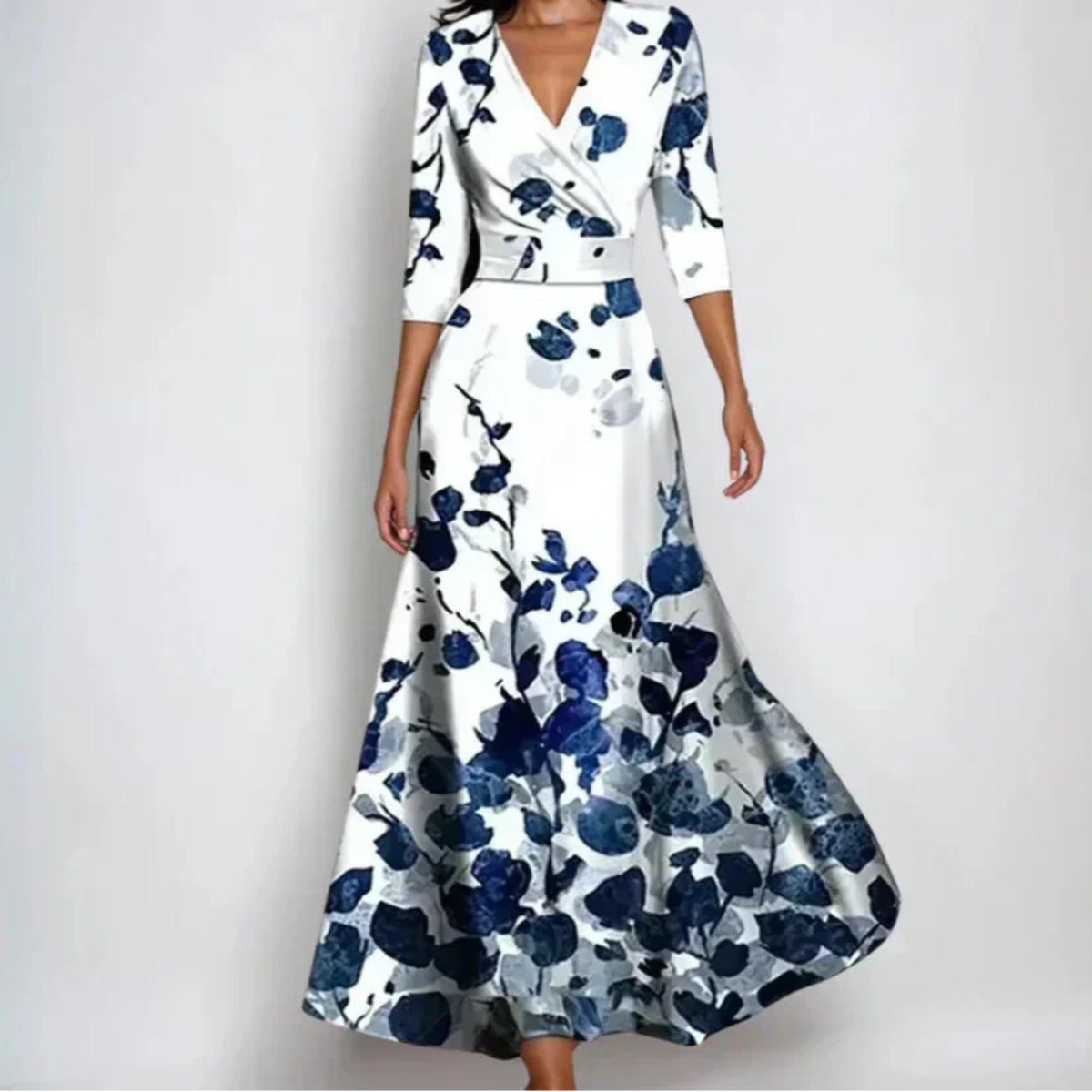 Emily | Luxus Virágos Maxi Ruha