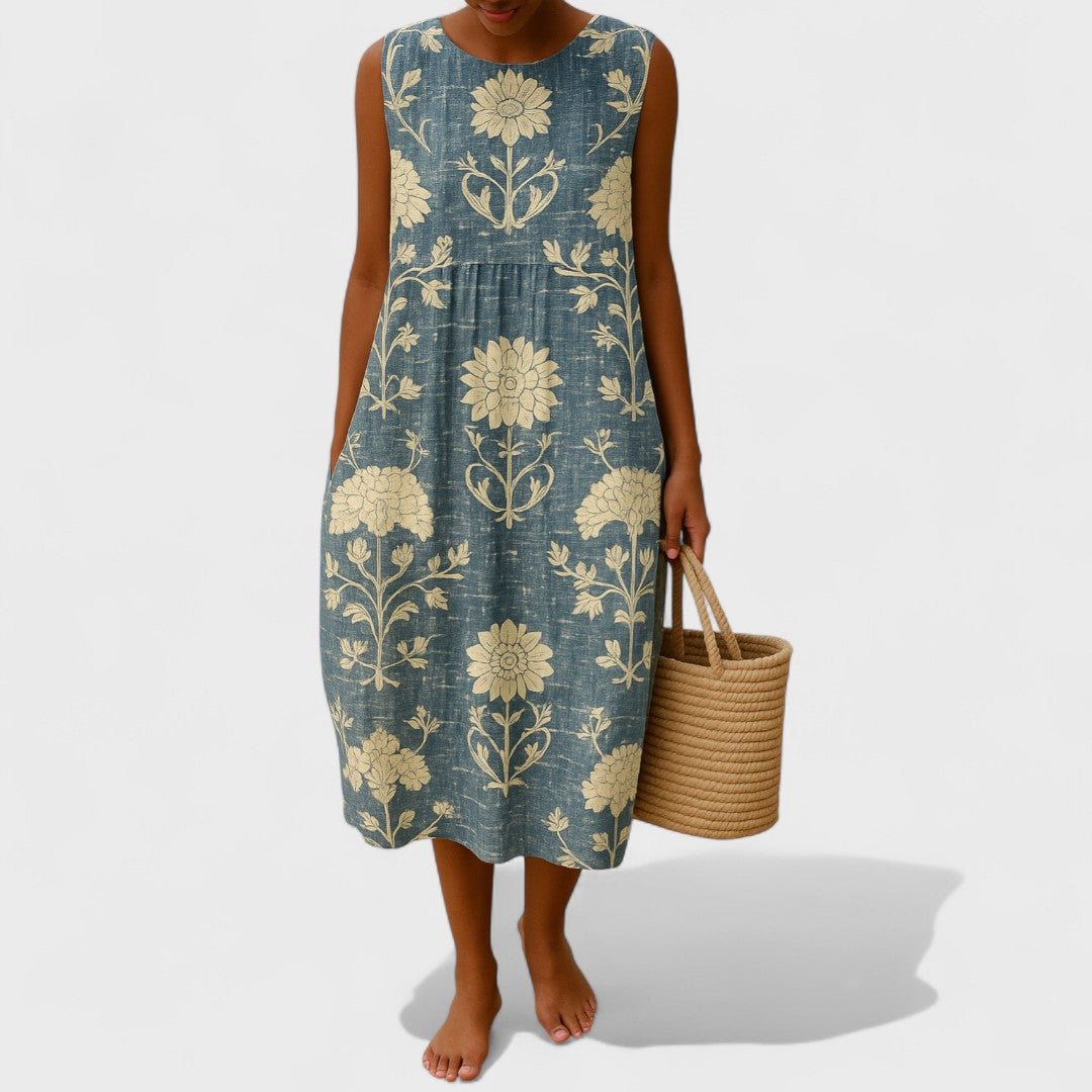 Alena - Elegant Floral Dress
