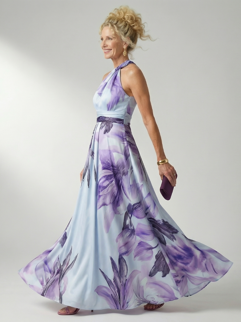 Emilia | Floral Print Maxi Dress