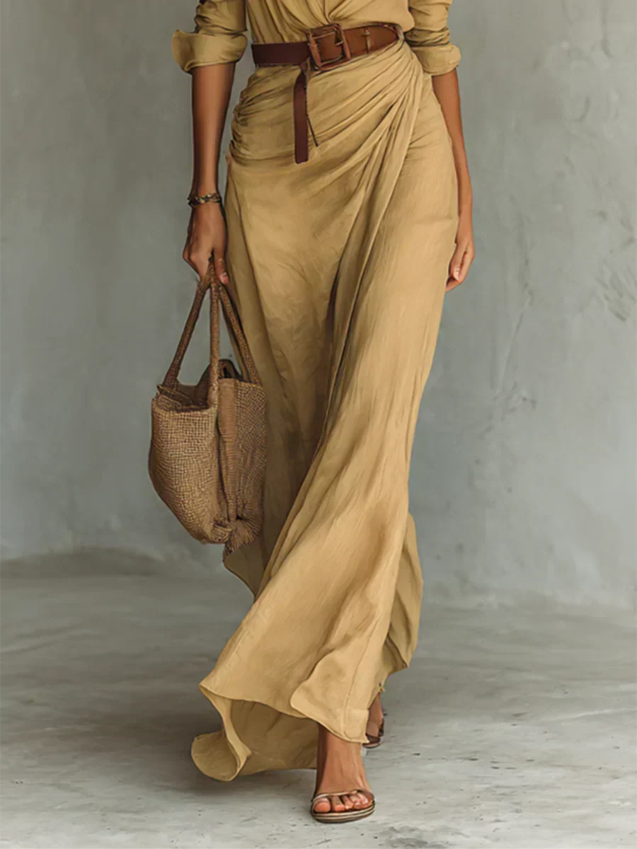 Camille™ | Maxi Ruha Reverssel és Derékövekkel