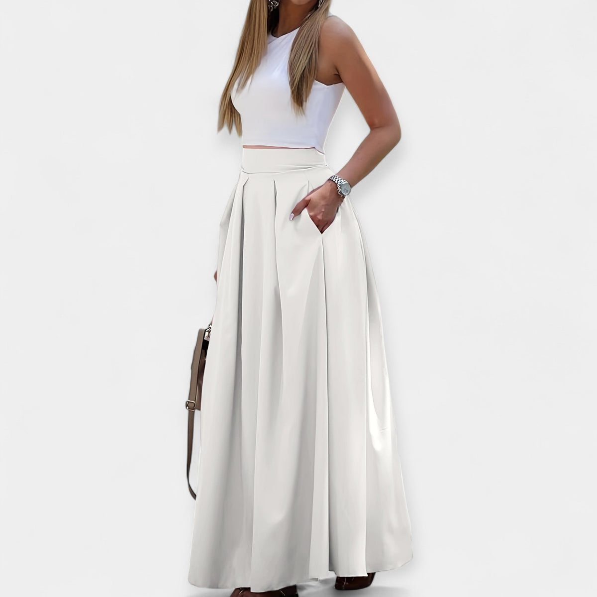 Stylish midi skirt
