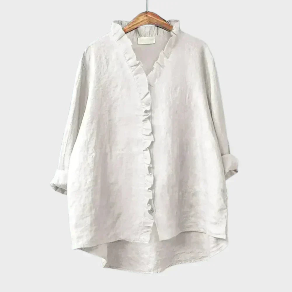 Eline | Elegant Linen Blouse