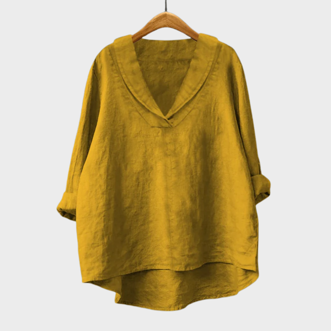 Samanta | Elegáns Nyári Ing Vászonból