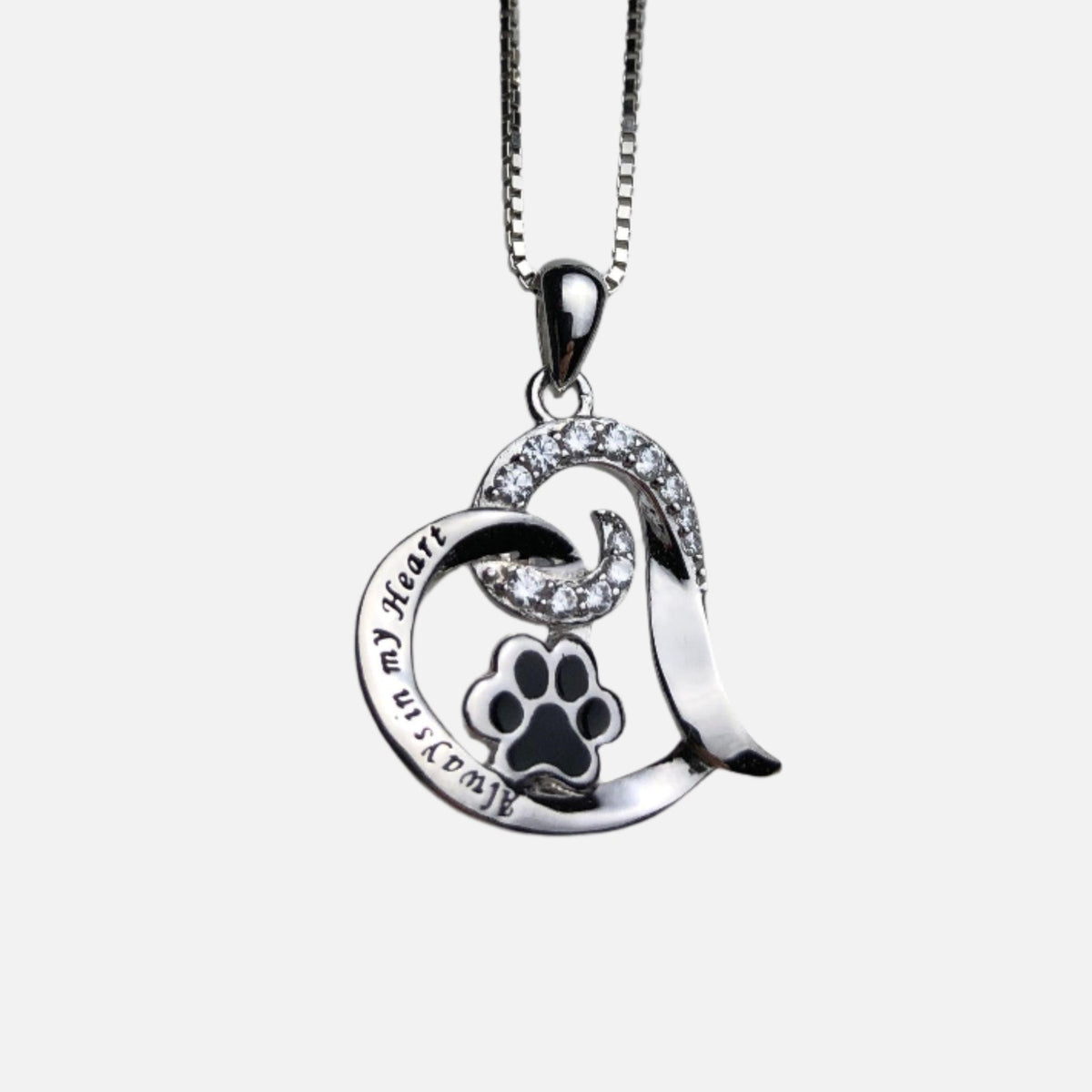 Elegant Dog Memorial Necklace - Stainless Steel