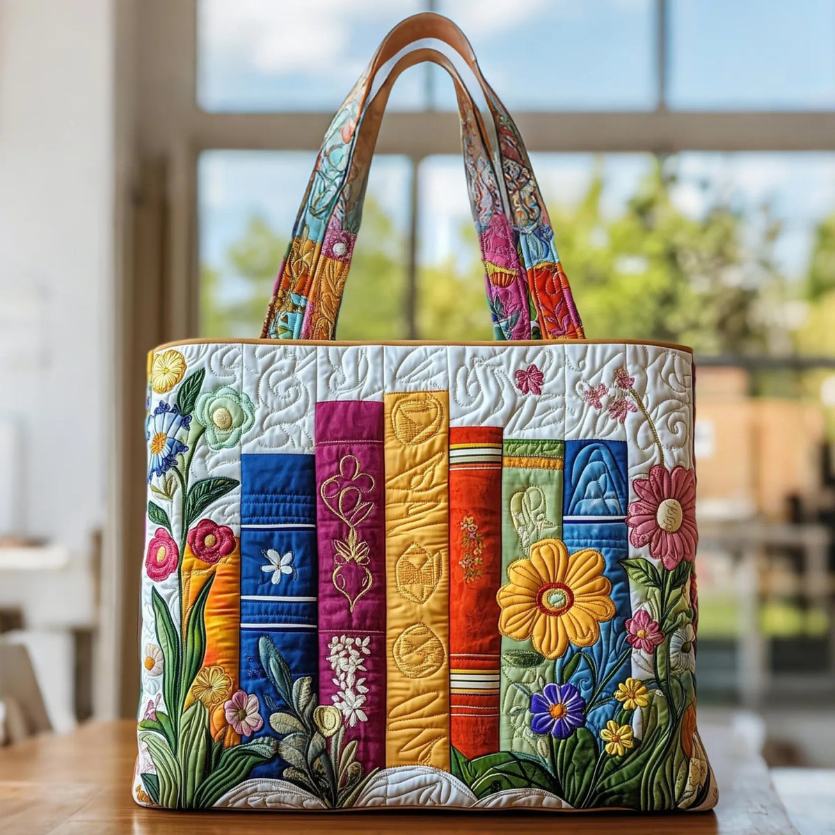Fleur - Ünnepi Párnázott Tote Táska