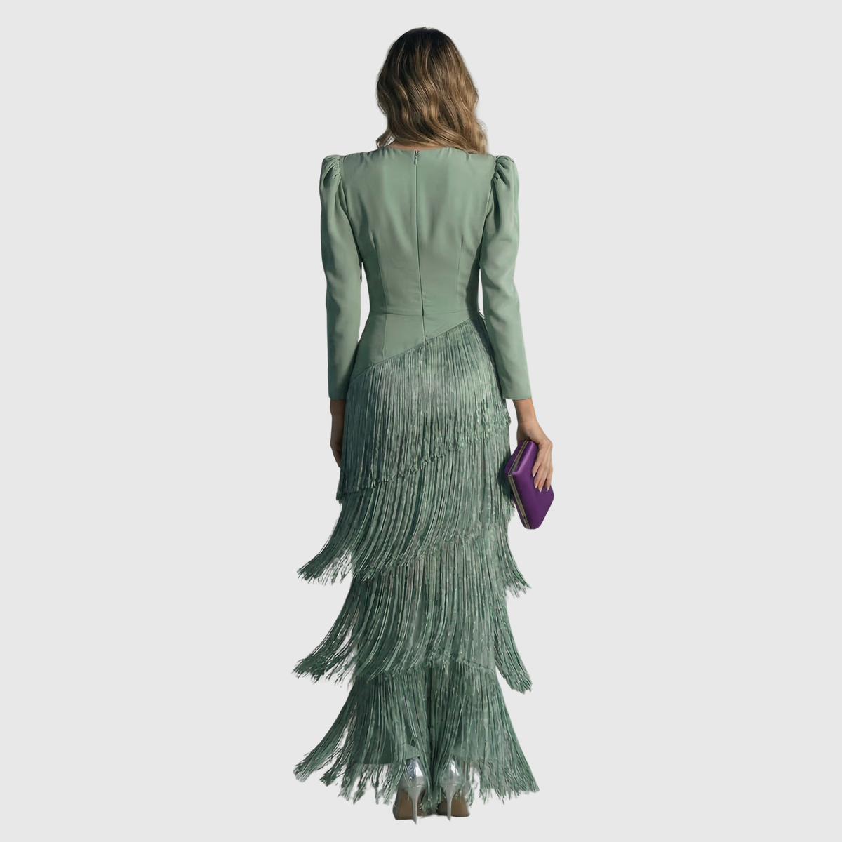 Gabriella - Elegáns Rojtos Maxi Ruha