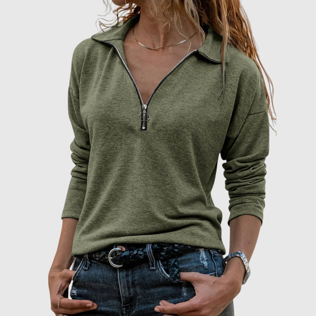 Nadine - Women's half-zip jumpers