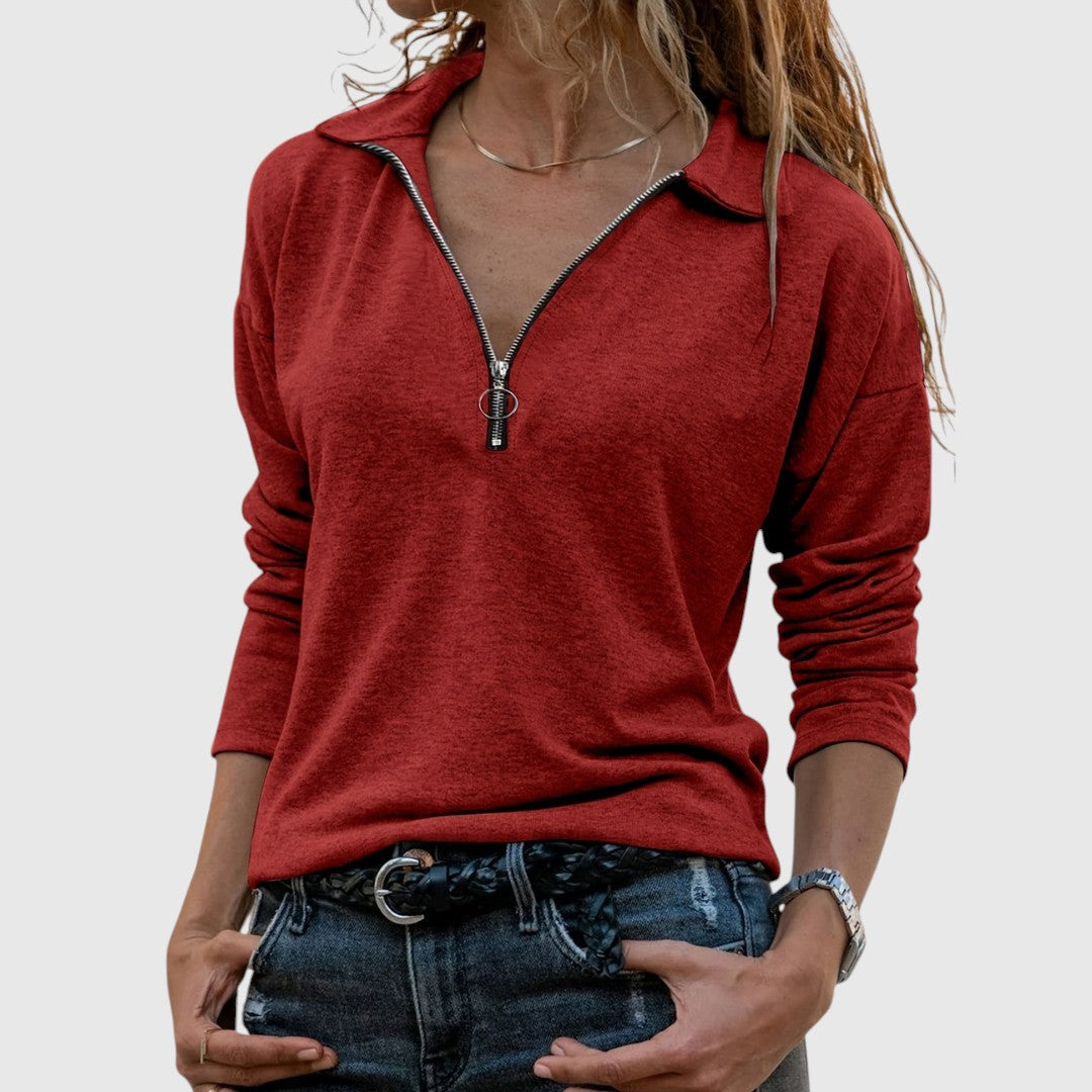 Nadine - Women's half-zip jumpers