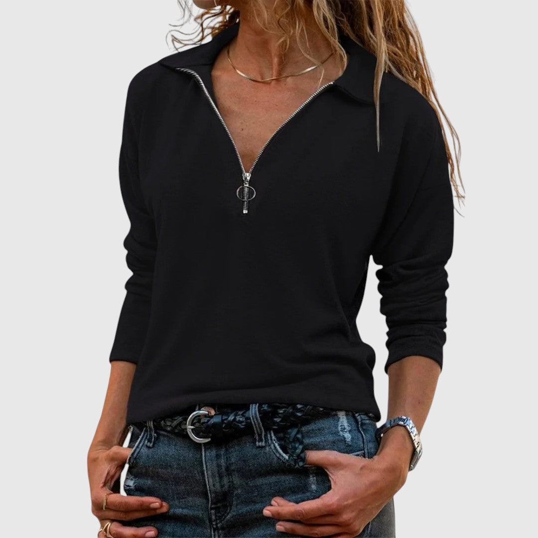 Nadine - Women's half-zip jumpers
