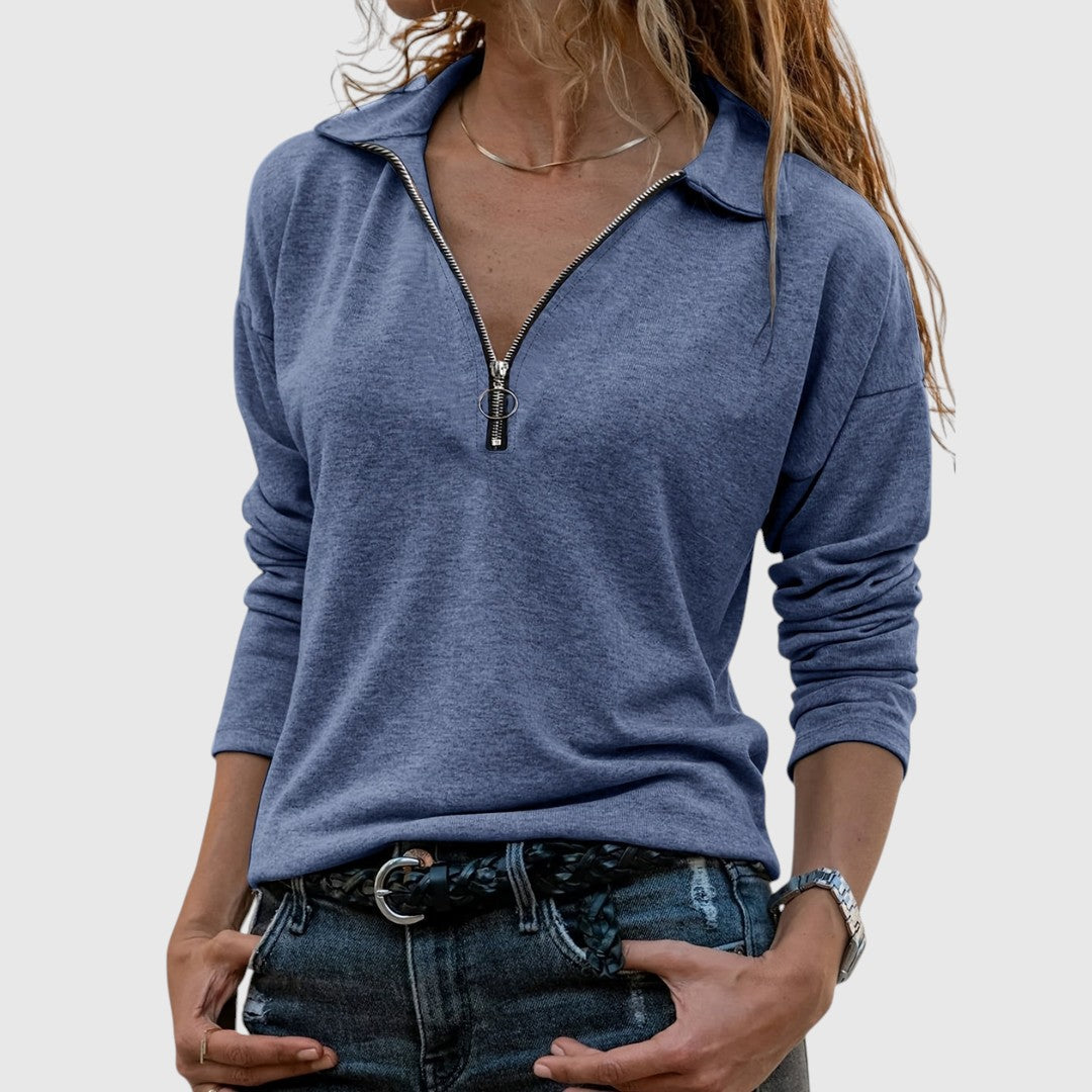 Nadine - Women's half-zip jumpers