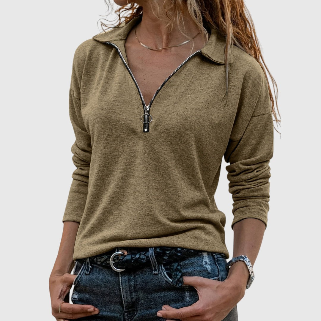 Nadine - Women's half-zip jumpers