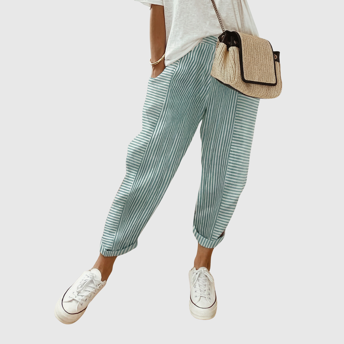Réka - Women's Loose Fit Comfortable Trousers for Everyday Wear