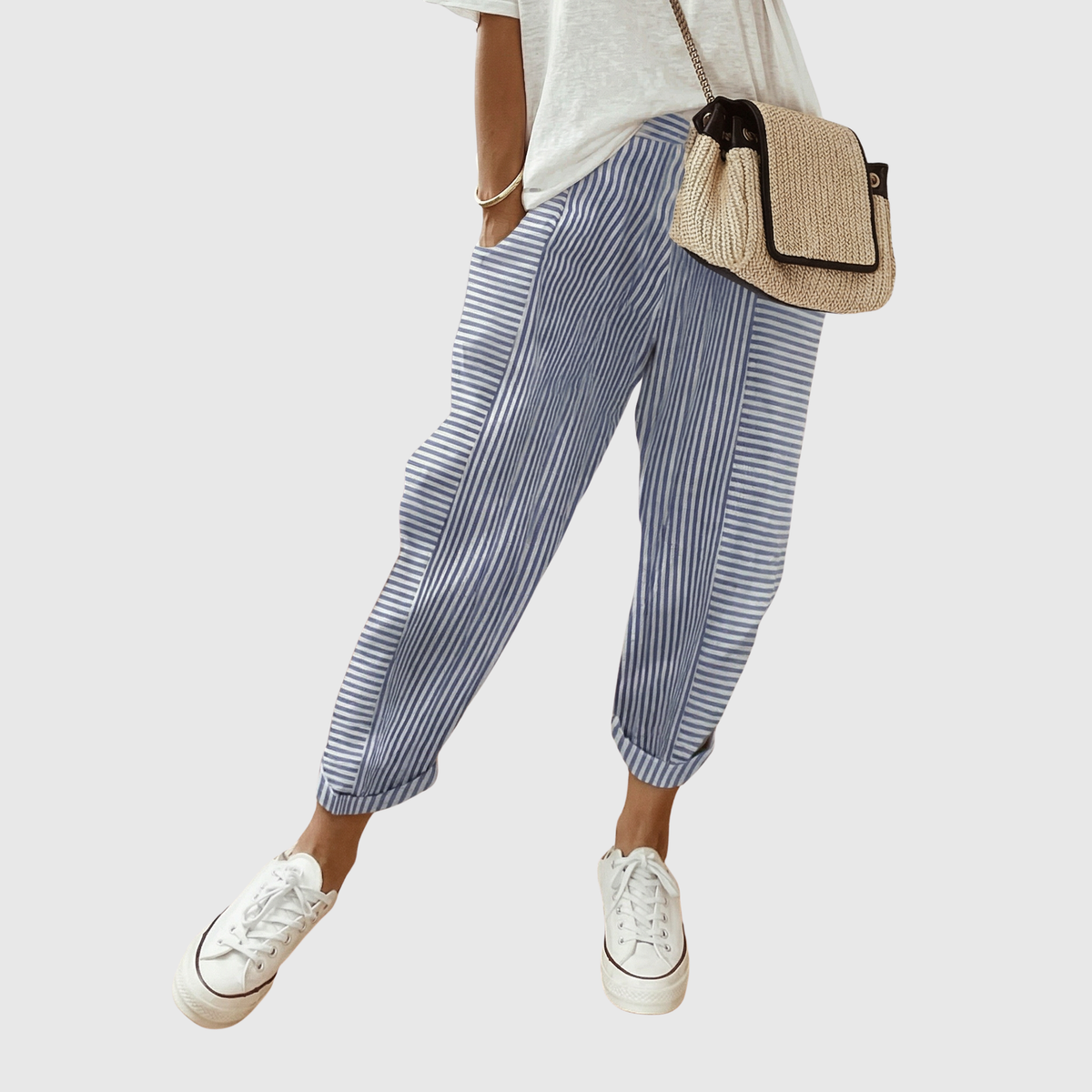 Réka - Women's Loose Fit Comfortable Trousers for Everyday Wear
