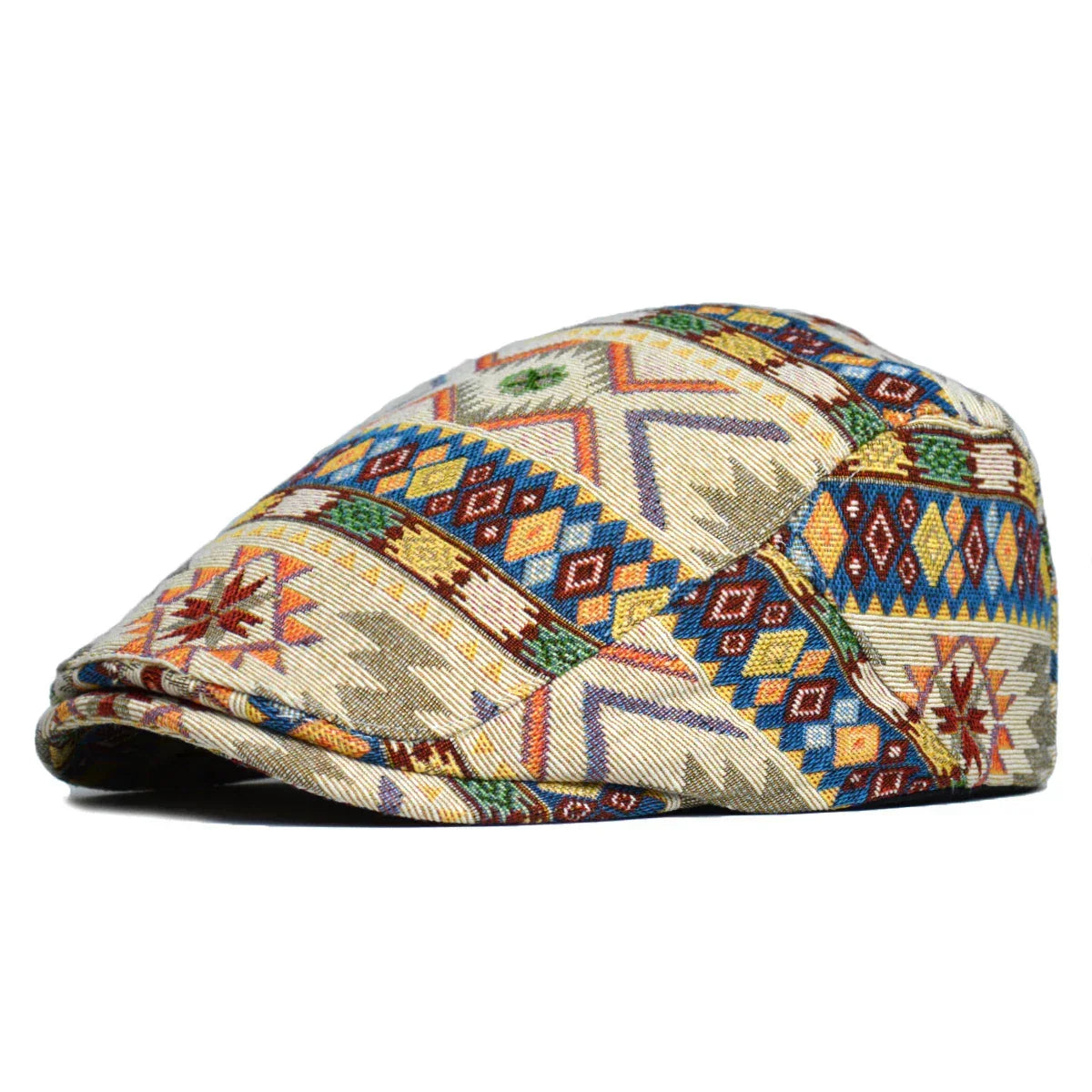 Reginald | Patterned Vintage Flat Cap