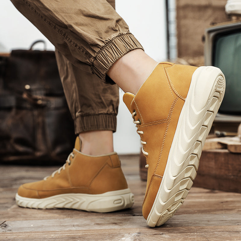 Expedition High-Top Leather Sports Shoes