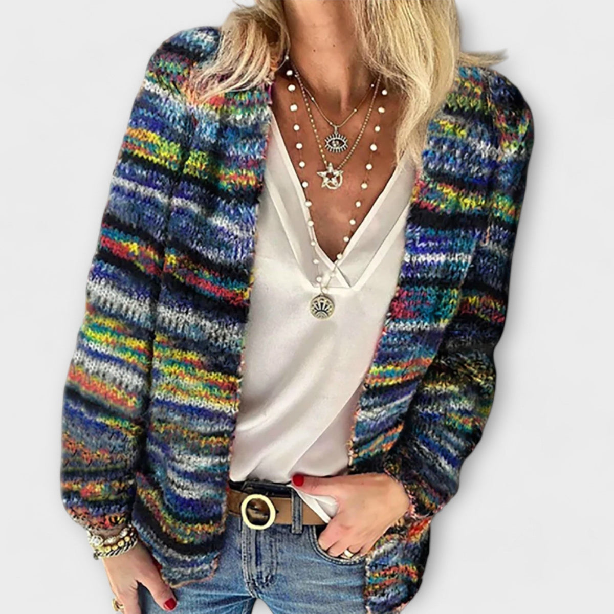 Birgitte – Vibrant and comfy knit sweater