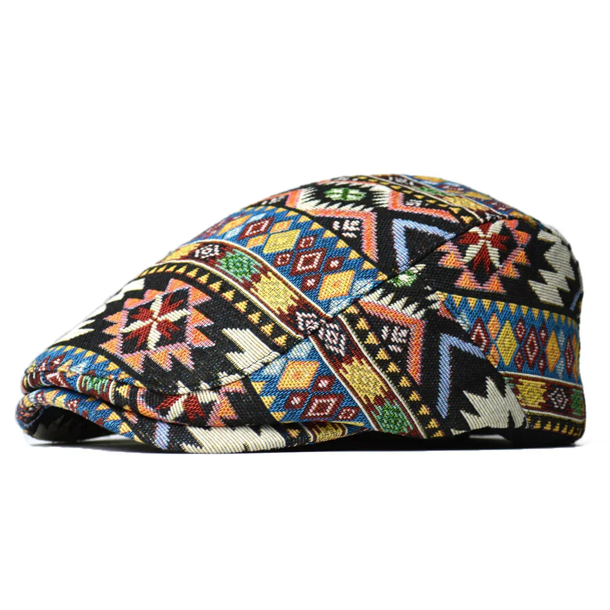 Reginald | Patterned Vintage Flat Cap