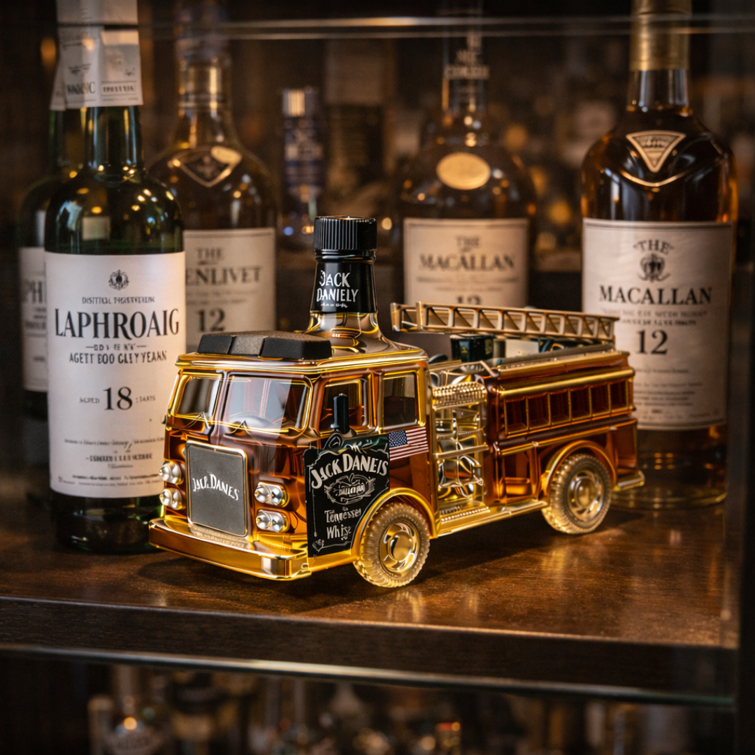 Jack Daniel's Whisky Üveg - Tűzoltó Kiadás
