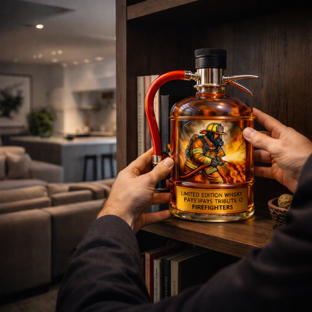 Whisky üveg - Tűzoltó kiadás