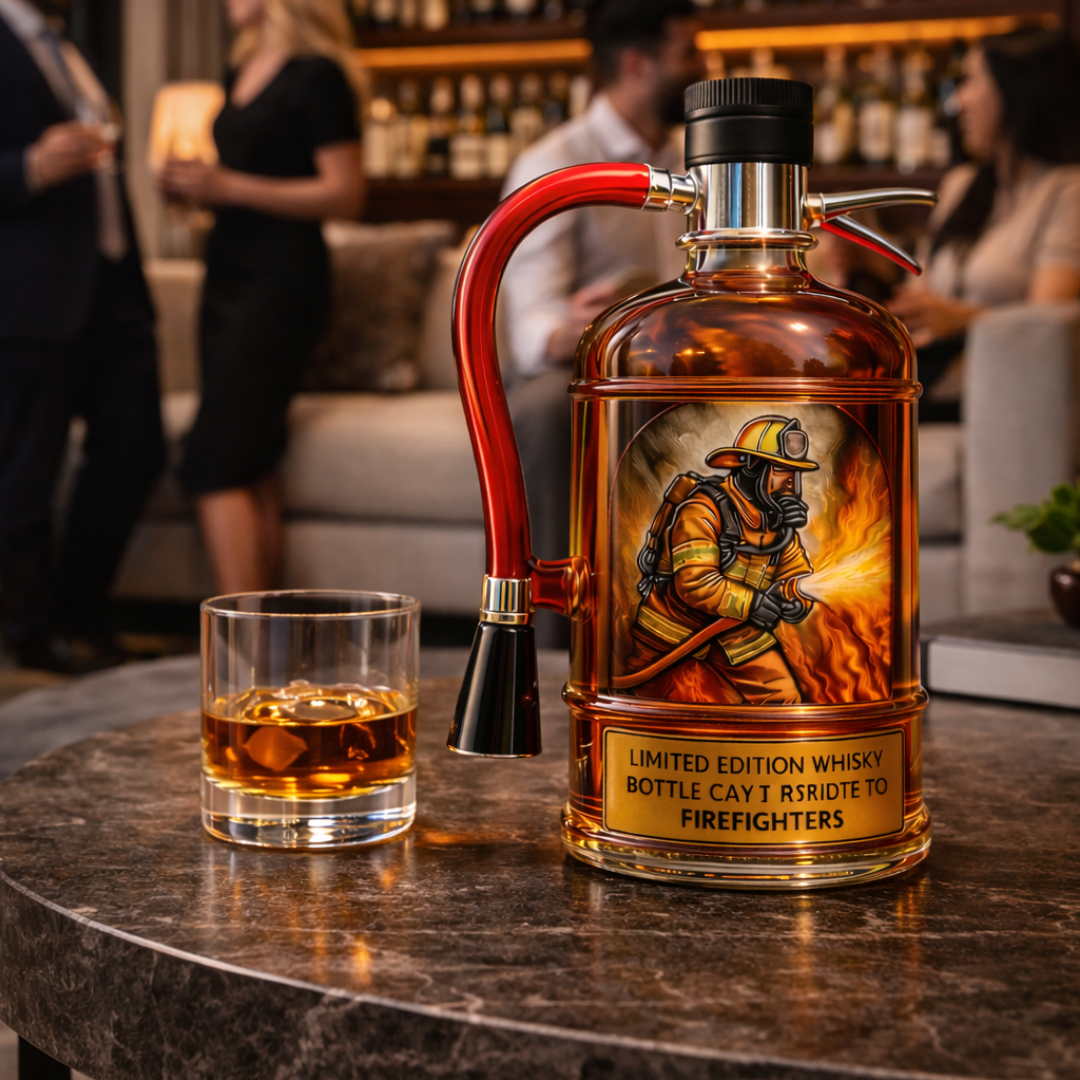 Whisky üveg - Tűzoltó kiadás