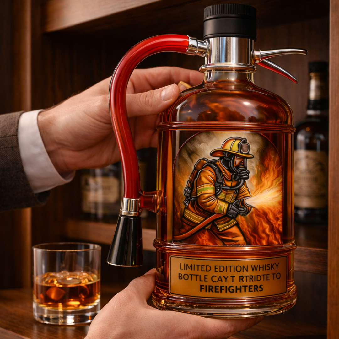 Whisky üveg - Tűzoltó kiadás