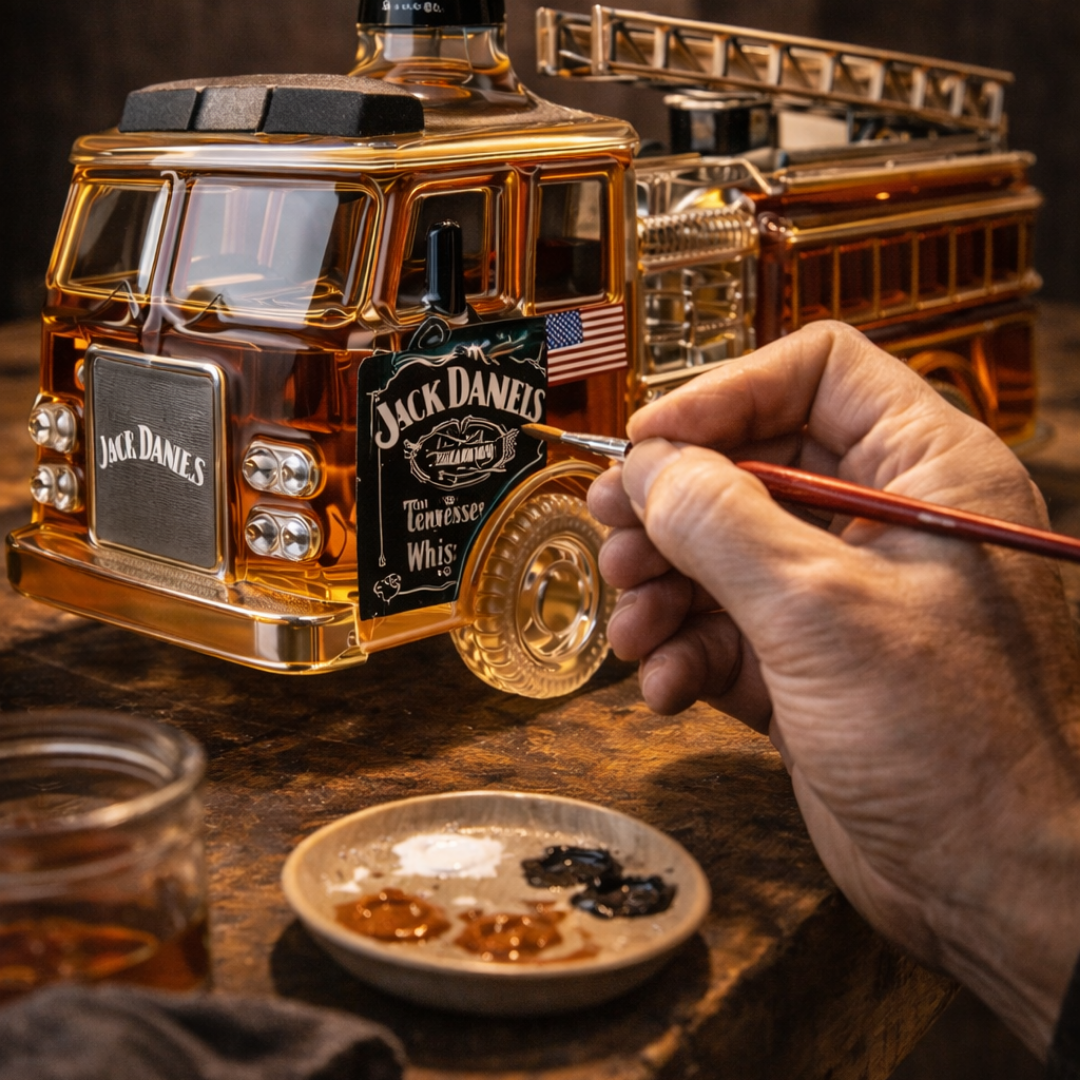 Jack Daniel's Whisky Üveg - Tűzoltó Kiadás