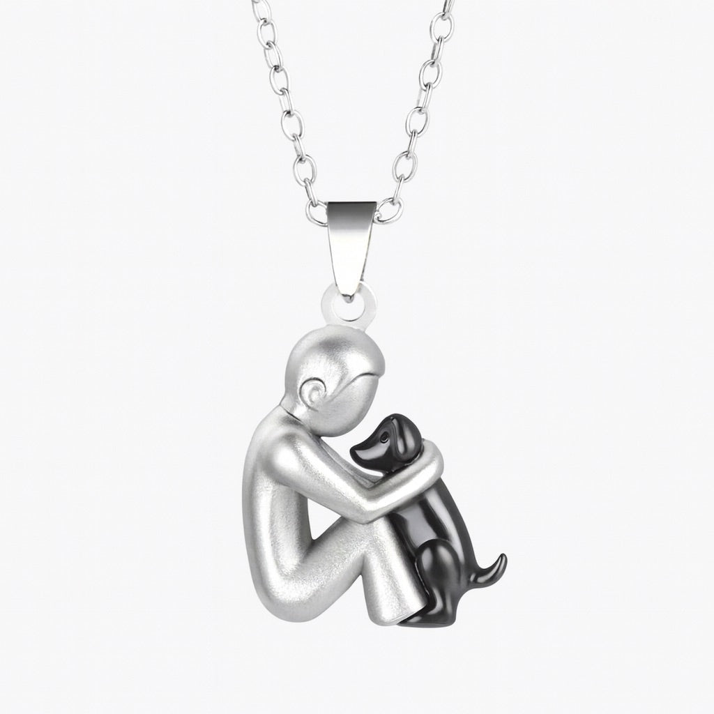 Hug Medallion Necklace