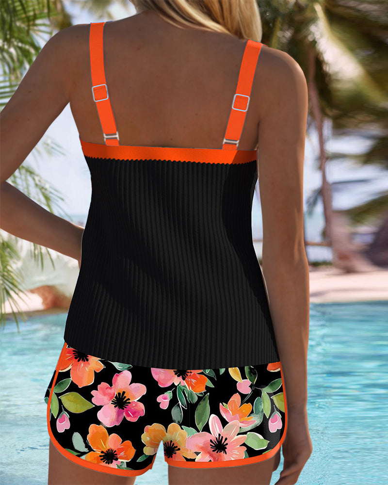 Laluna® | Two-piece elegant tankini set
