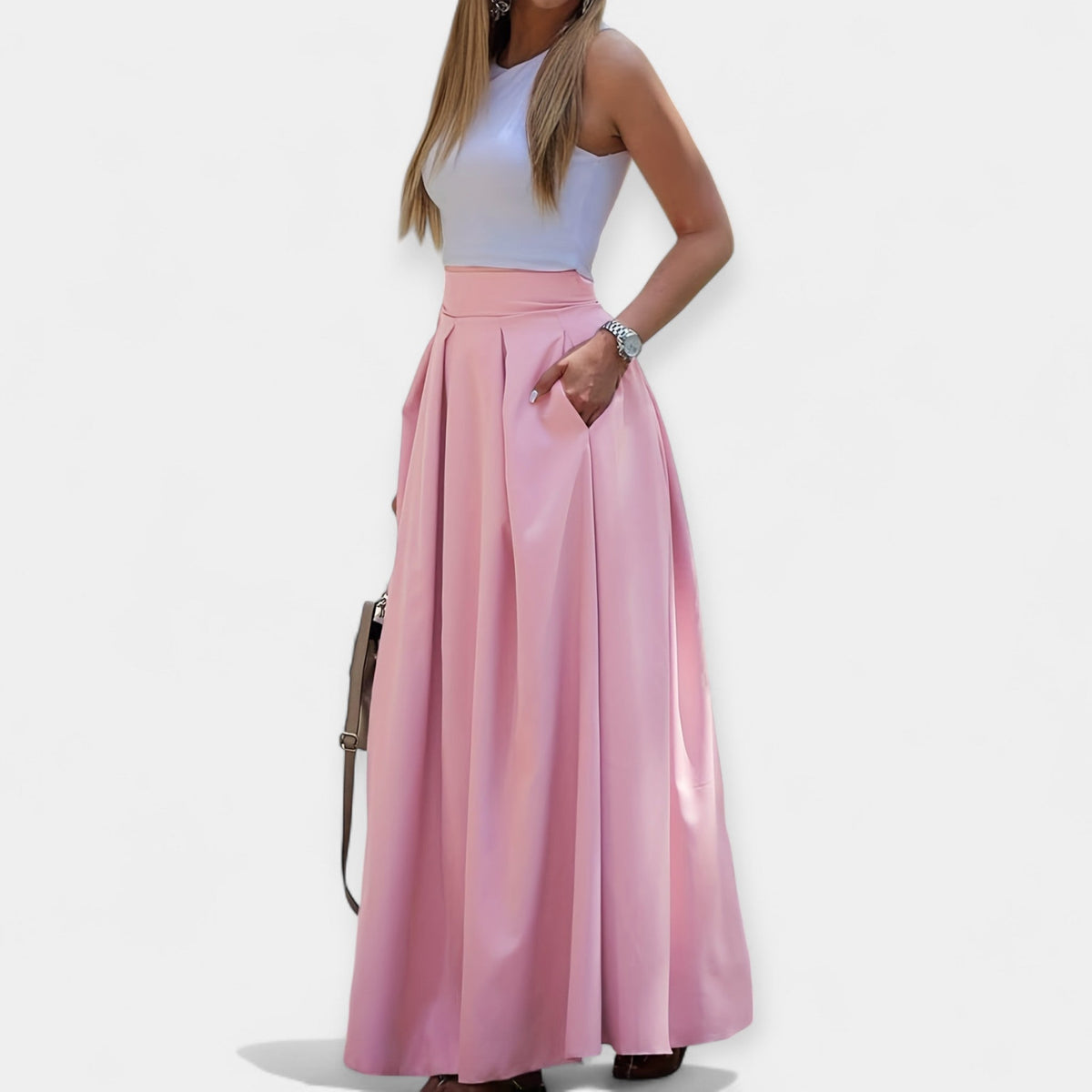 Stylish midi skirt