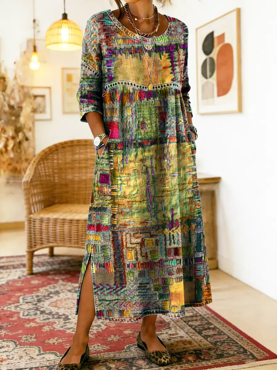 Manuela | Patchwork etnikai farmer ruha