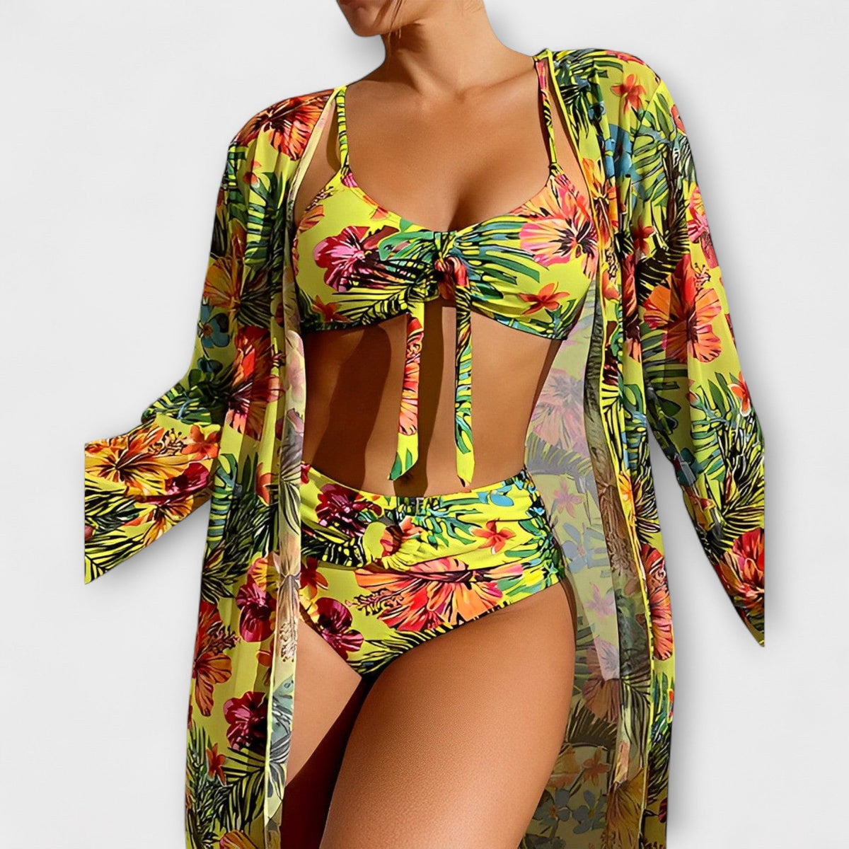 Léa | Three-piece bikini set