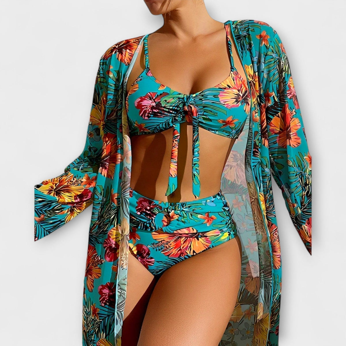 Léa | Three-piece bikini set