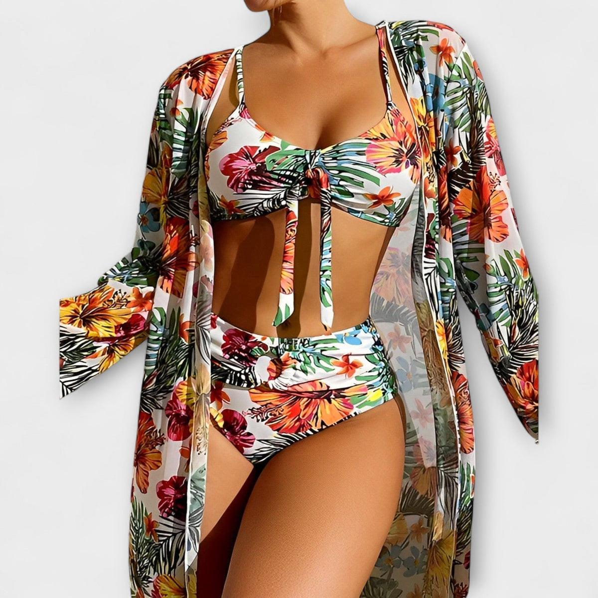 Léa | Three-piece bikini set