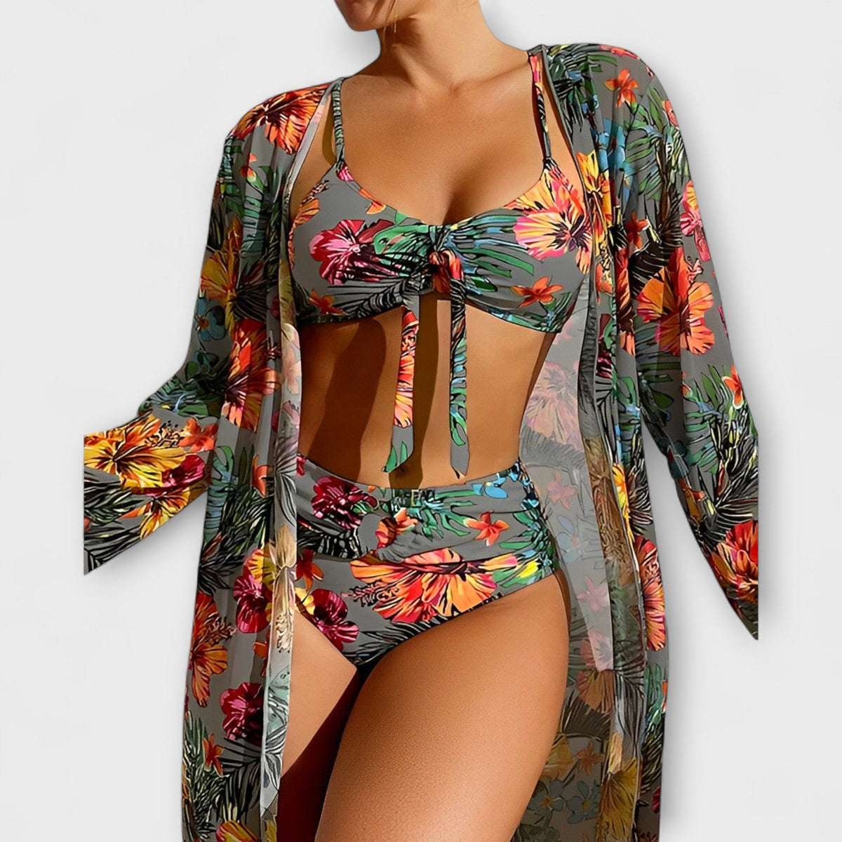 Léa | Three-piece bikini set