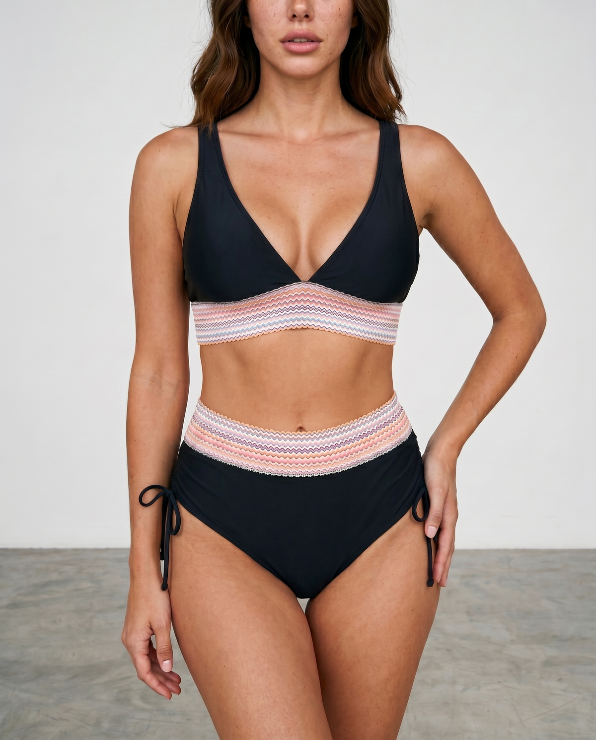 Elara | Shaping Push-Up Bikini with High-Waisted Design