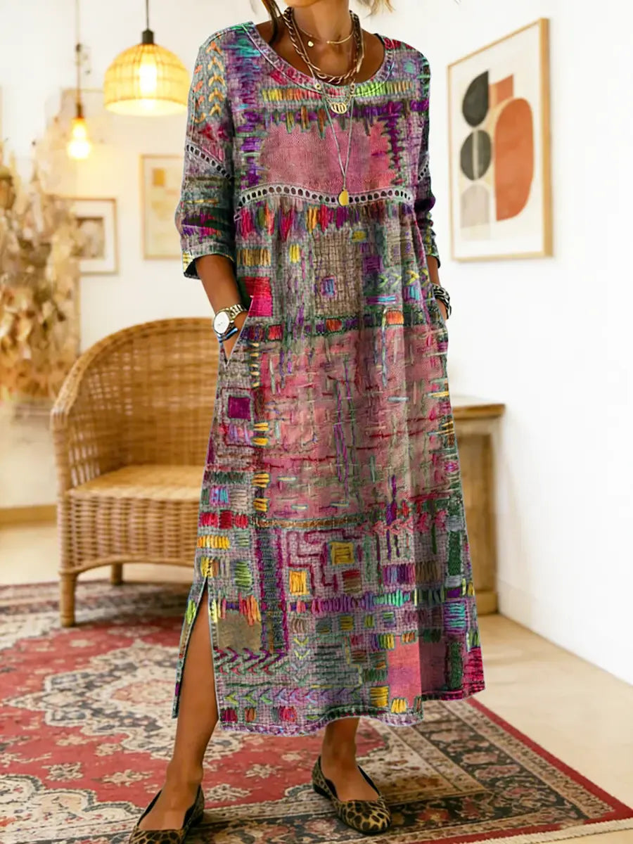 Manuela | Patchwork etnikai farmer ruha